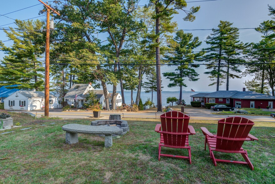 VIEW OF LAKE FRONT YARD - 1522 Richville Rd