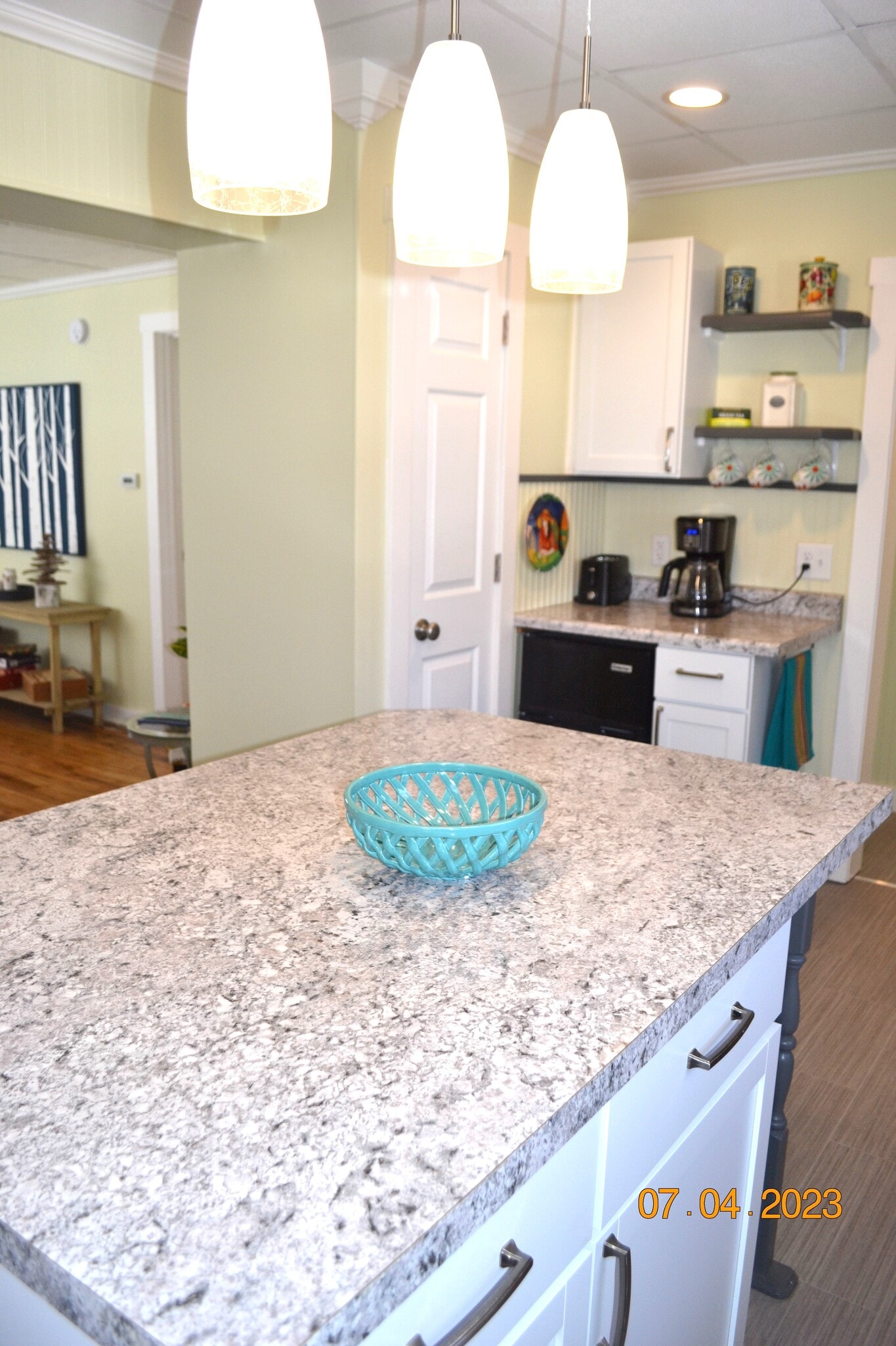 kitchen has a coffee bar and pantry closet - 222 W Peck St
