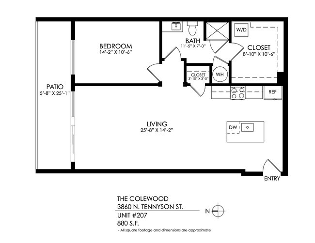 Floorplan - Colewood Apartments
