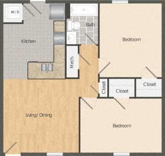 Floorplan - The Five @ North Decatur