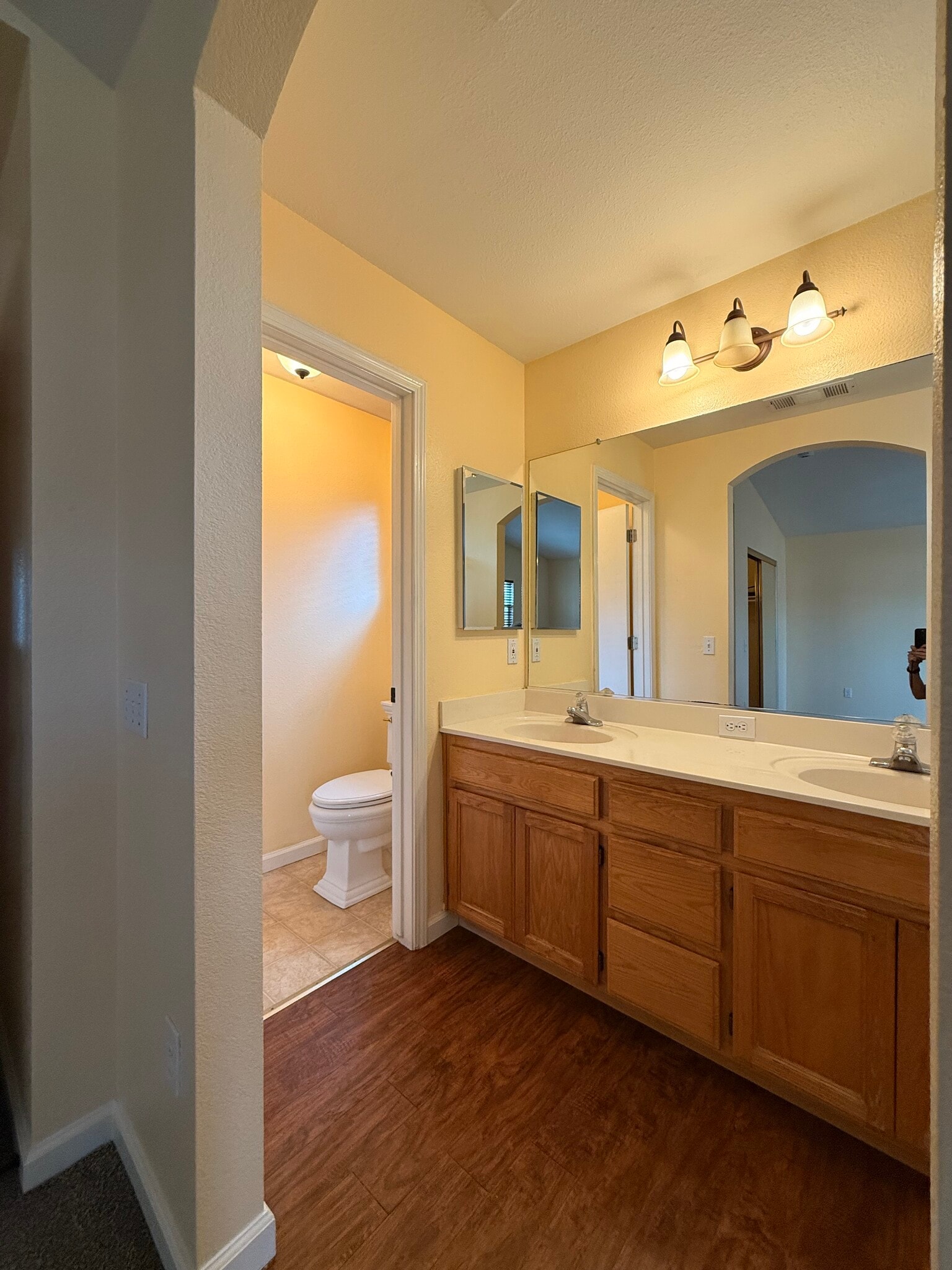 Master bathroom from right to left - 3326 Amberfield Cir