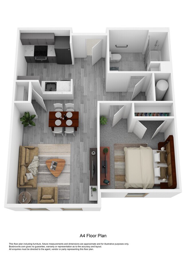Floorplan - The Village at Slippery Hill Senior Apartments- 62+