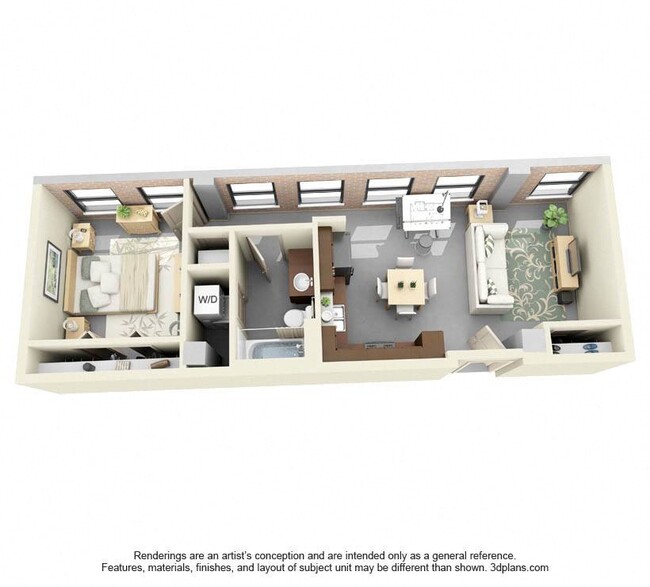 Floorplan - Metropolitan Artist Lofts