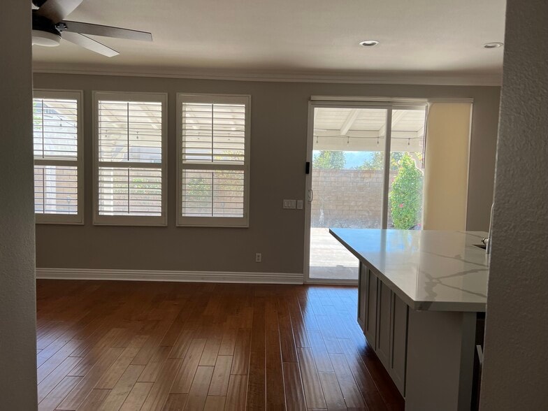Kitchen and family room - 24040 Dandelion Ln