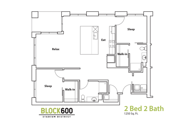 Floorplan - Block 600