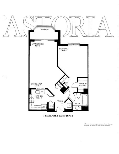 Floor plan of apartment - 2100 Langston Blvd