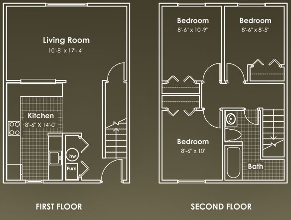 3BR/1BA - Sunset Townhouses