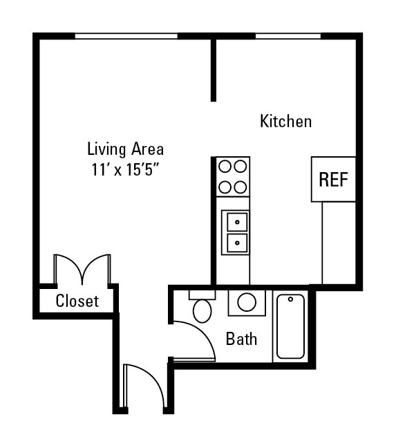 Floorplan - East Avenue Apartments