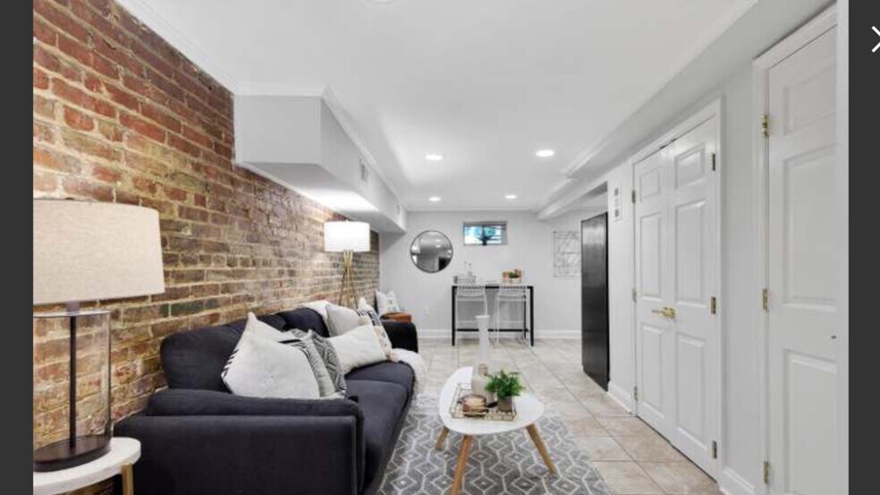 Lower level living/dining area - 2715 11th St NW