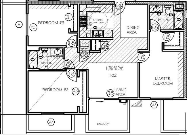 Floorplan - 5030 Rosewood Apartments
