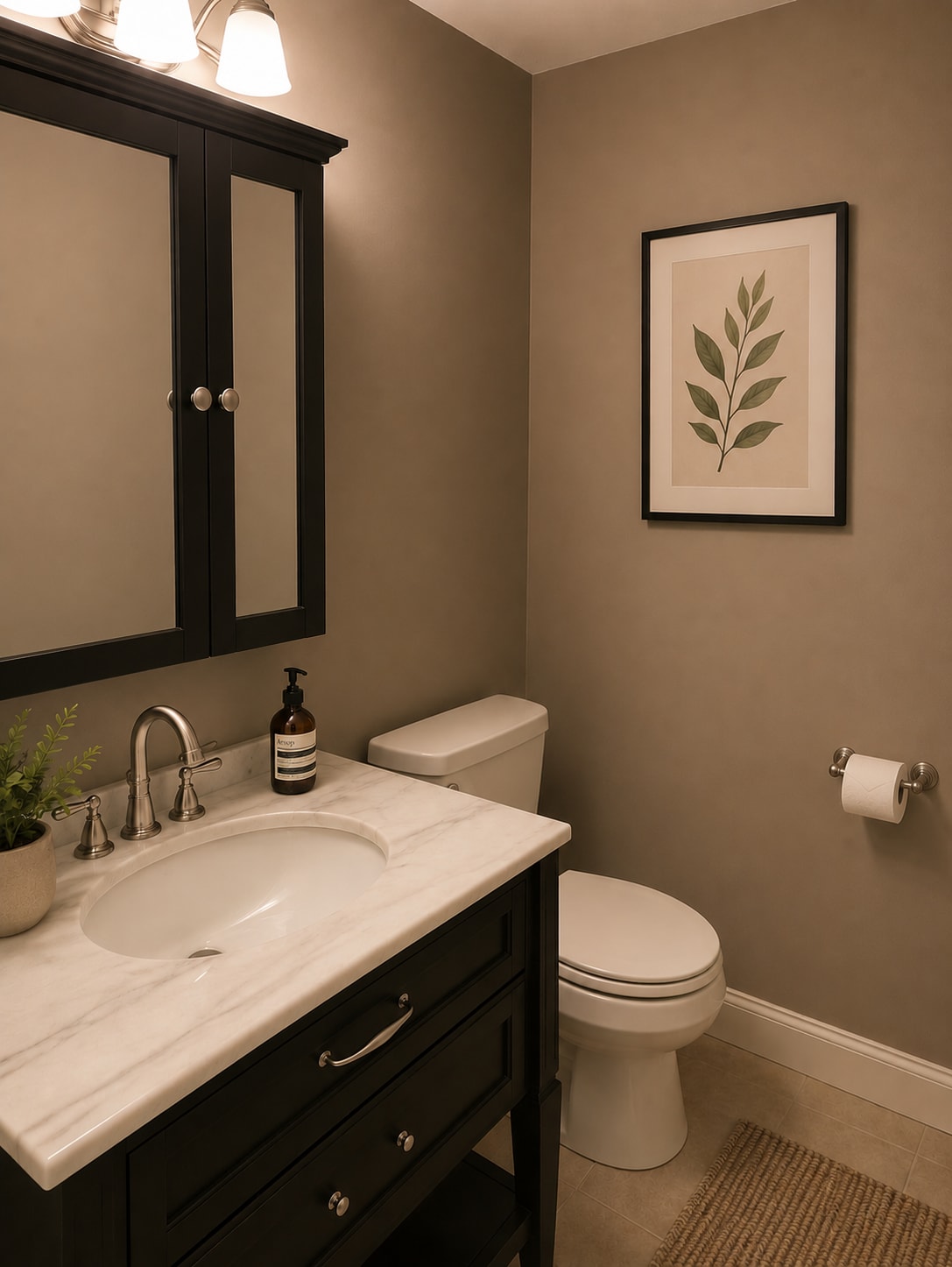 Half Bathroom - 420 Tanglewood Ct