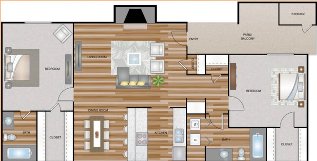 Floorplan - The Savoy Apartments