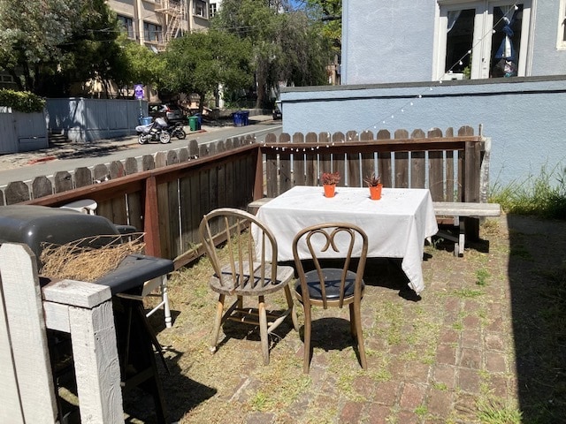 front yard 2706 - 2704 Channing Way