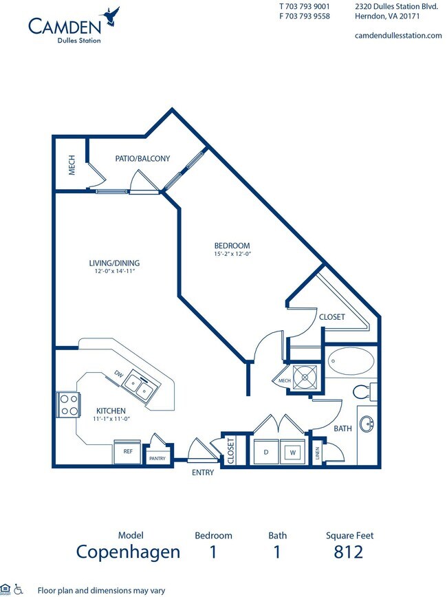 Floorplan - Camden Dulles Station