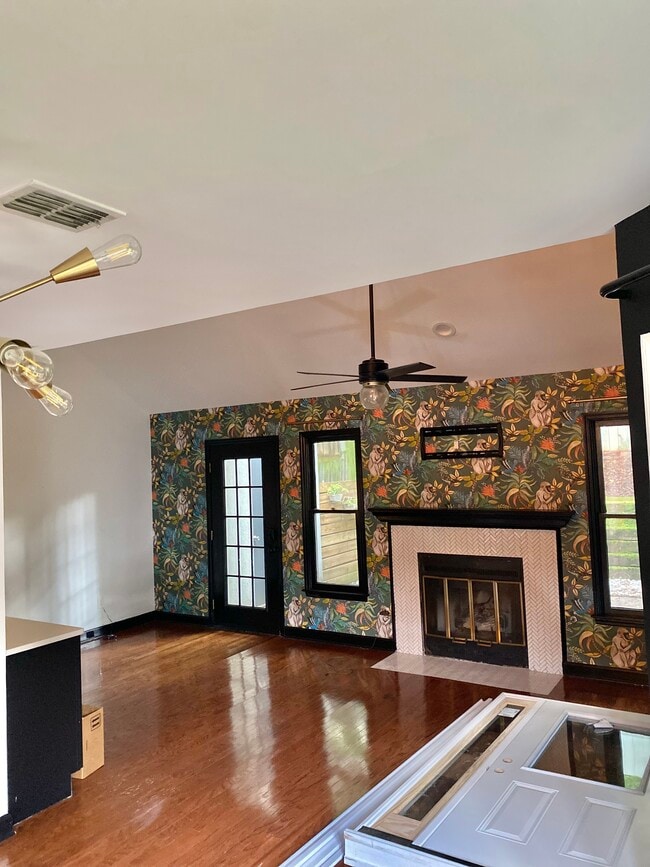 Living room, backyard access - 702 Defoors Lndg NW