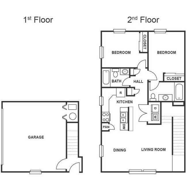 The Noblesville Townhome - Hamilton Station Apartments