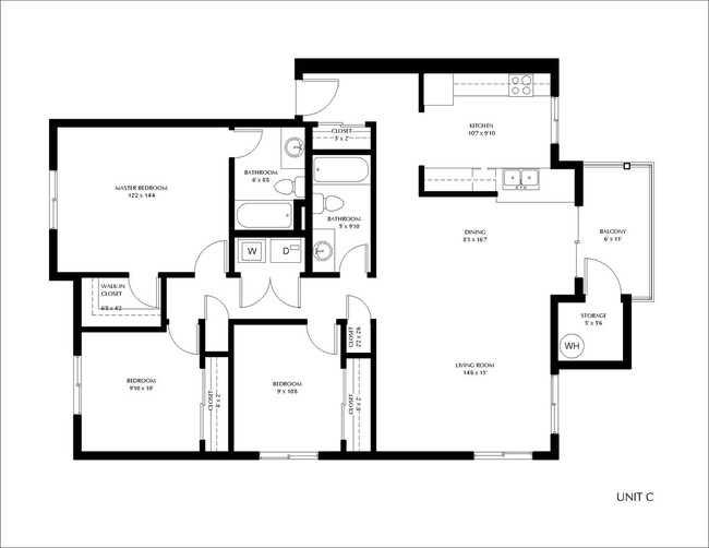 Primary Photo - 3 Bedroom 2 Bath Apartment Pet Friendly!