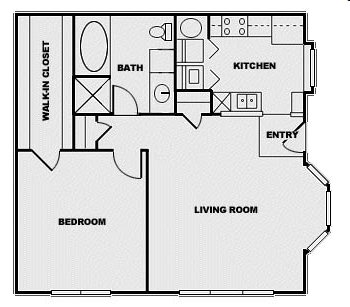 1BR/1BA - The Villas in the Pines