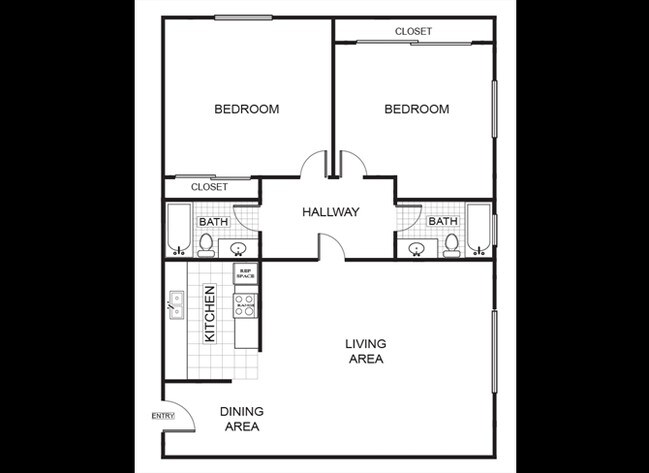 2BR/2BA - 7260 De Soto Apartments