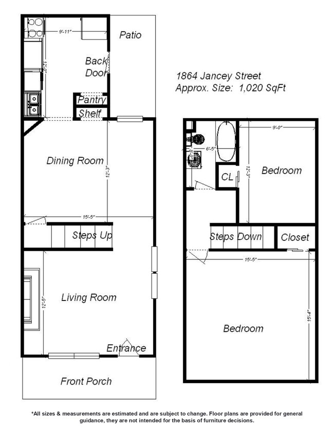 Floorplan - 1864 Jancey St