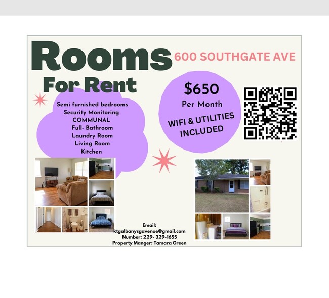 COMMUNAL SPACES/WIFI AND UTILITIES INCLUDED - 600 Southgate Ave