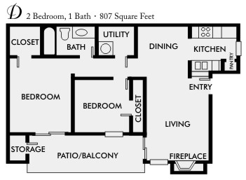 Floorplan - Spicewood Springs Apartment Homes