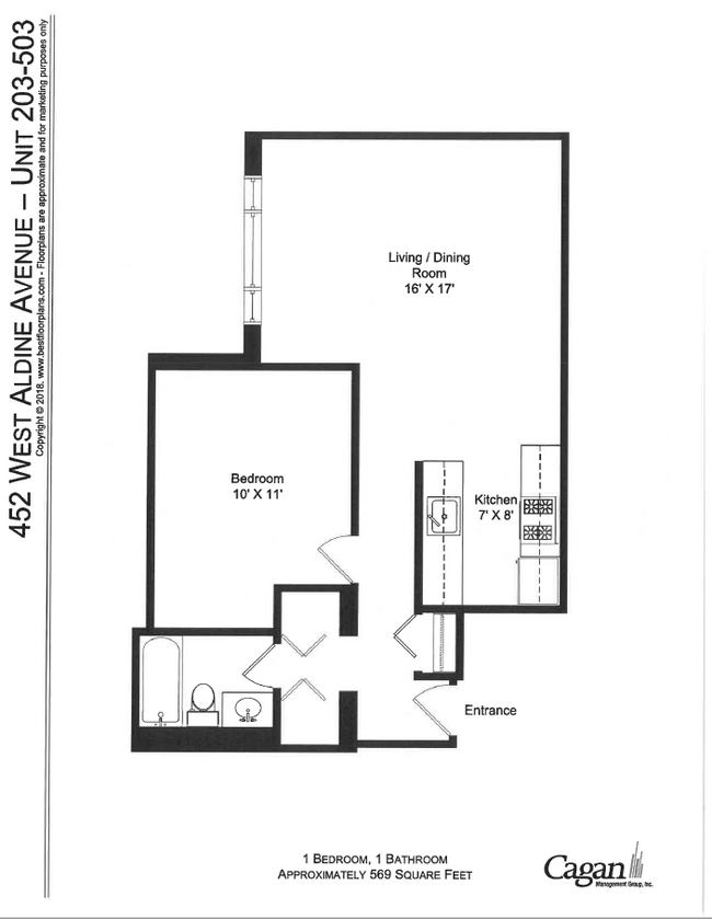 Floorplan - 450-508 W. Aldine