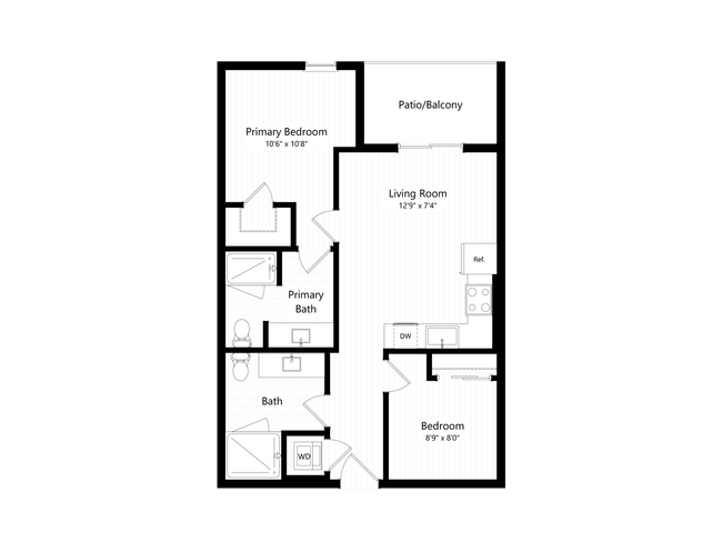 A - 2x2 floor plan THE CHARLIE SM YALE - THE CHARLIE SM YALE