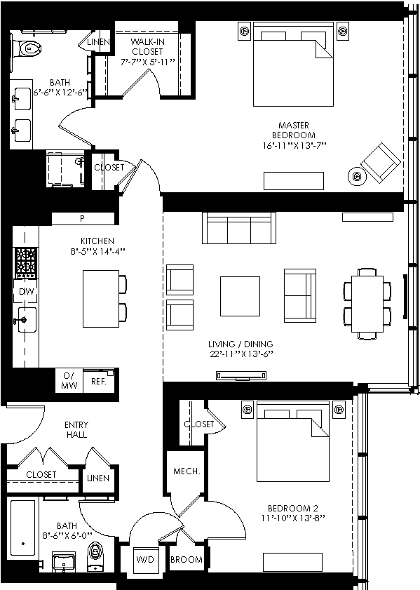 Floorplan - Apartments at Westlight