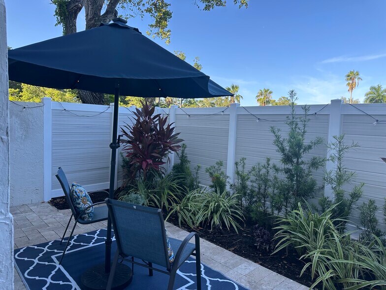 Private back patio - 810 SE 2nd St