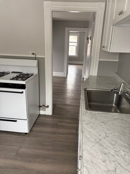 apt view from kitchen - 19 North Ave