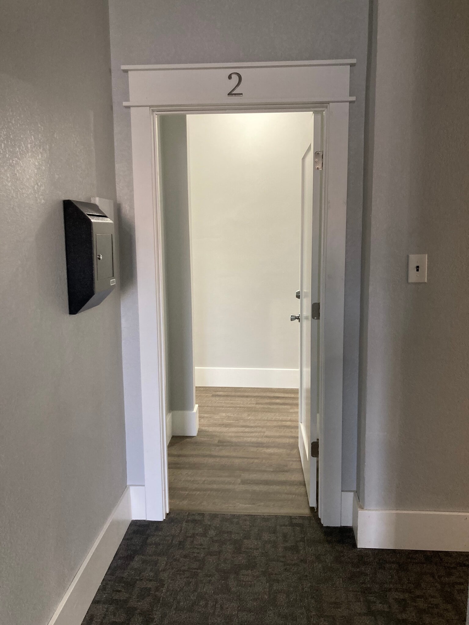 Entrance into Unit 2 - 231 2nd Ave NE