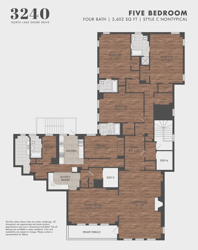 Floorplan - 3240 North Lake Shore Drive