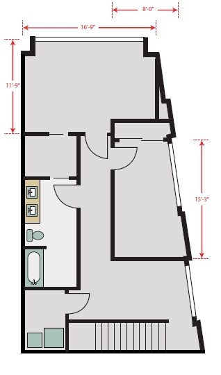 1BR/1BA - The Roberson