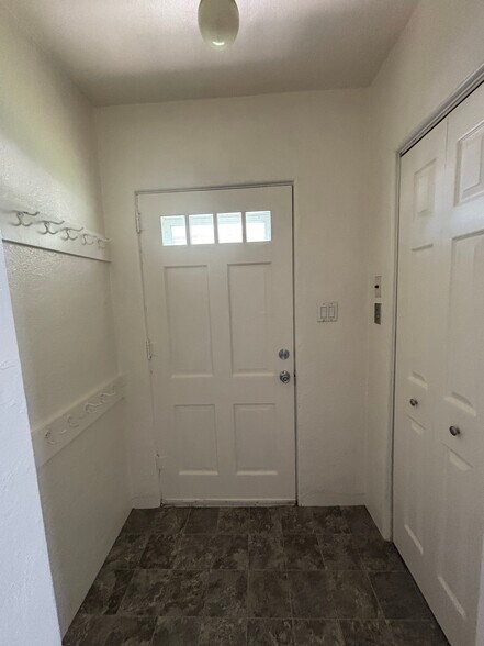 Front closet with extra coat hooks - 3520 37th st