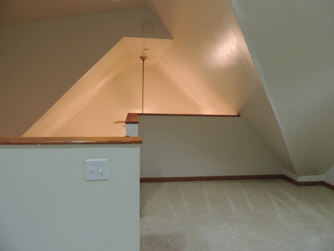 Loft over looks living room. - 910 Perry Ln