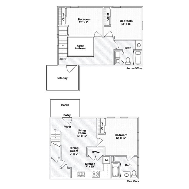 Floorplan - New Village Homes & Whitney Young Townhomes