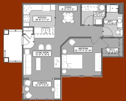1BR/1BA - Conners Senior Village