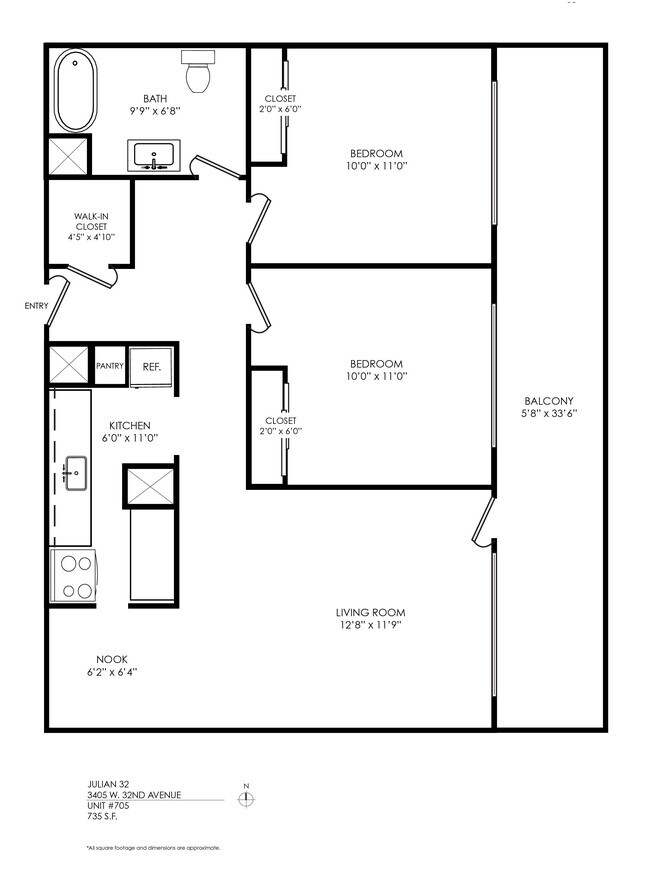 Floorplan - Julian32 at Highlands Square