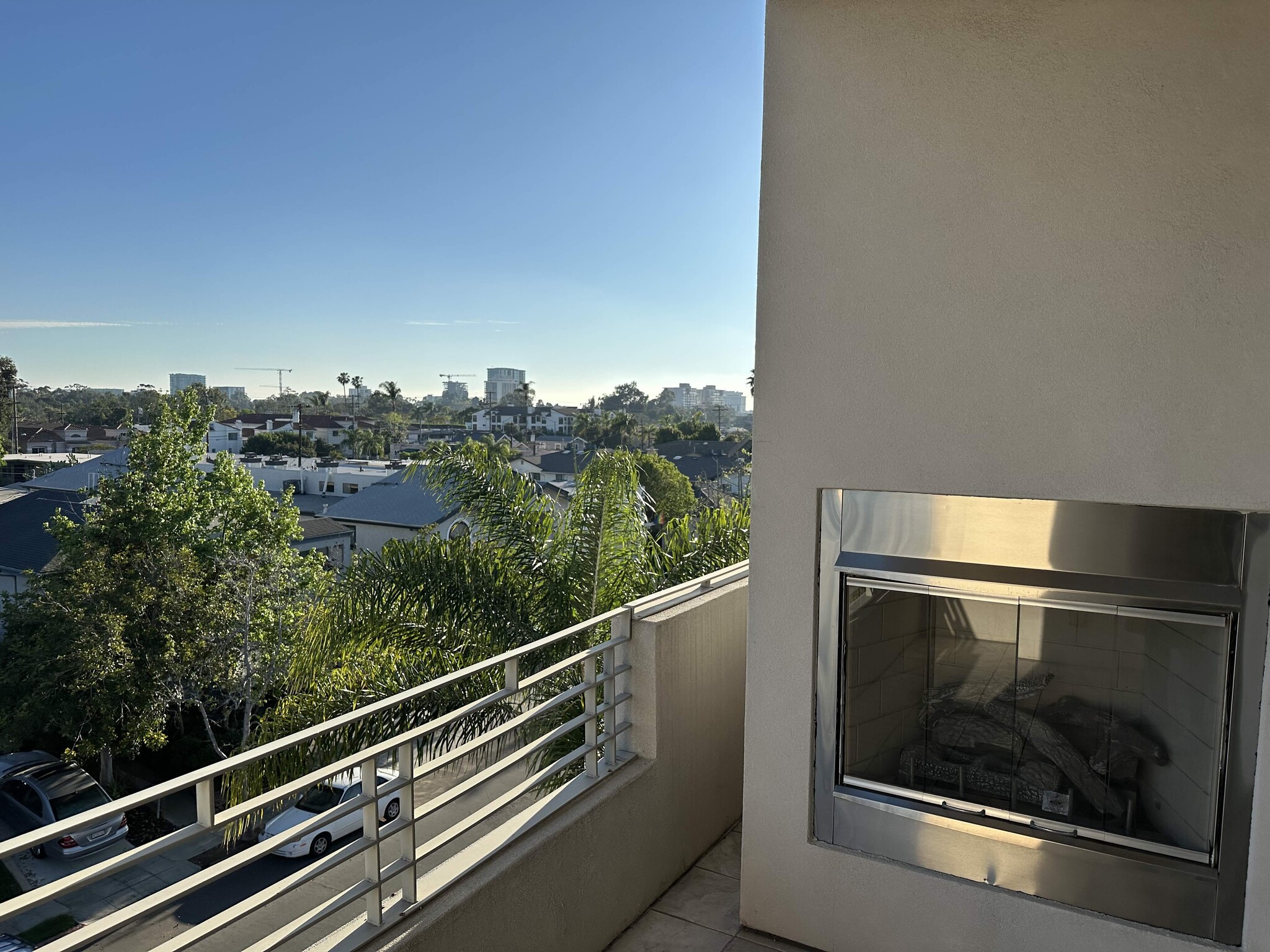 Primary Balcony w/ fireplace - 1490 Essex St