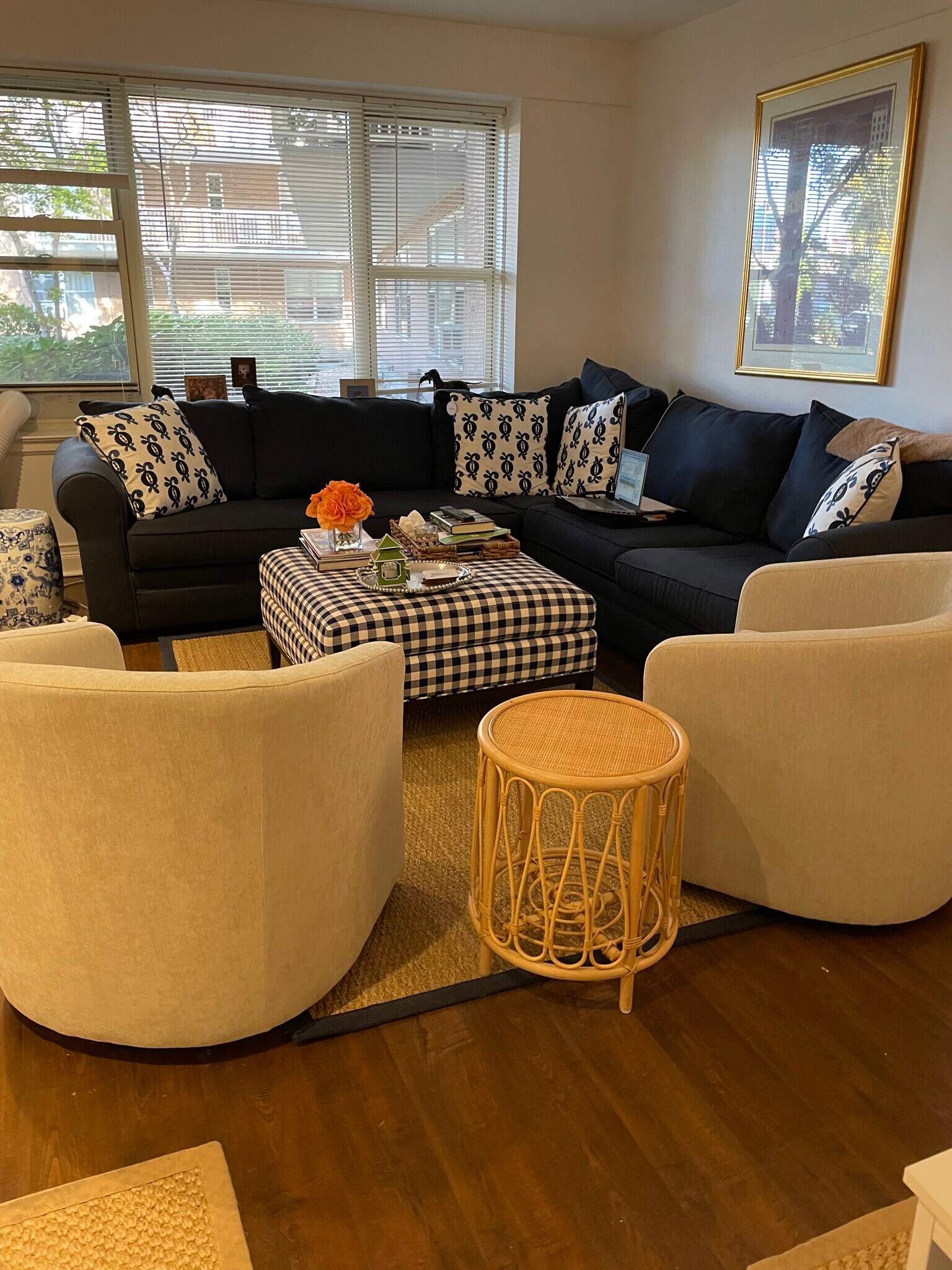 Sitting space that fits large sectional - 145 Pinckney St