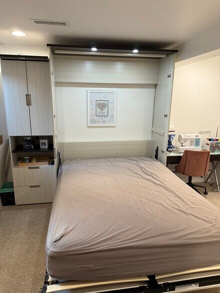 3rd Bedroom - Murphy bed pulled down - 8960 Carr St