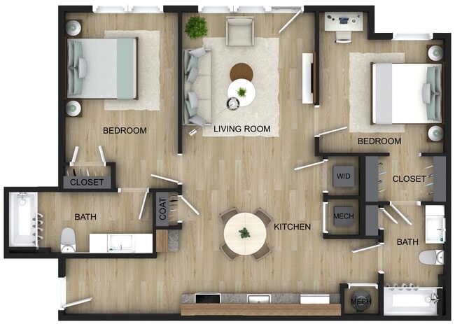 Floorplan - Joyfield Flats at Woodbridge