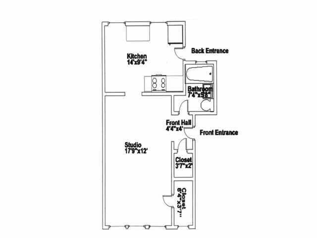 Floorplan - 425-431 N. Humphrey Ave.