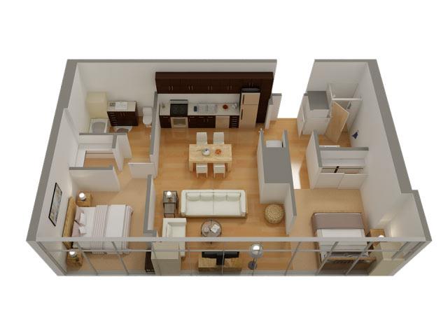 Floorplan - 800J Lofts