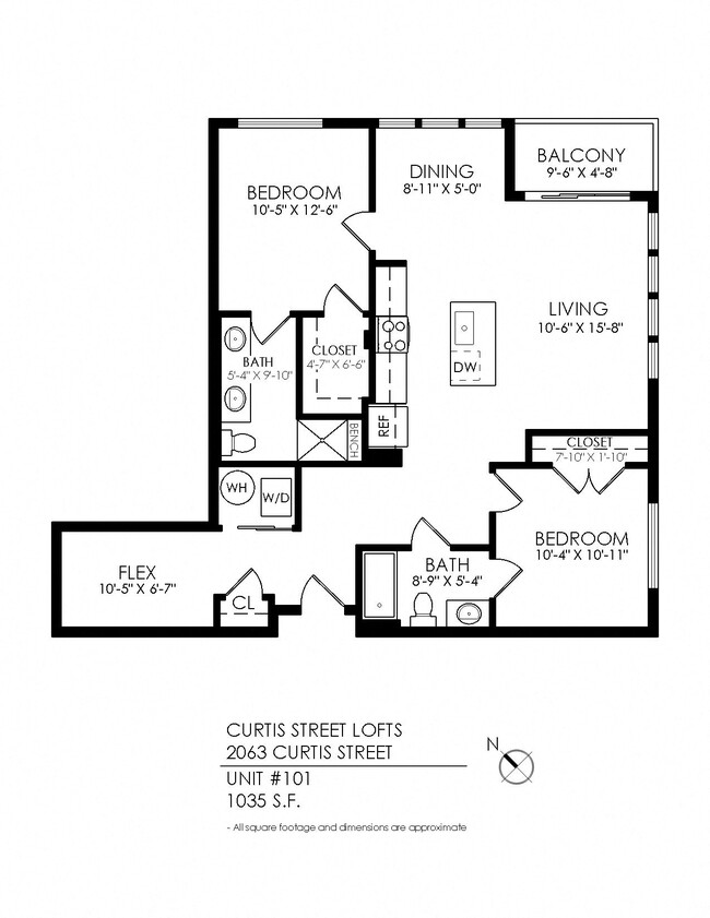 Floorplan - Curtis Street Lofts