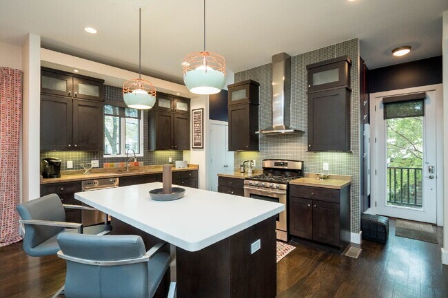 Building Photo - Luxury 12 South Brownstone with Courtyard | Rooftop Deck with Fireplace & Scenic Views | 2-Car Ga...