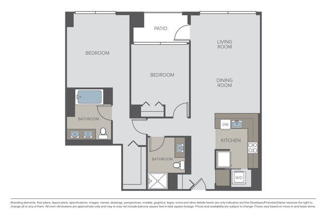 Plan 2B - 360 Residences