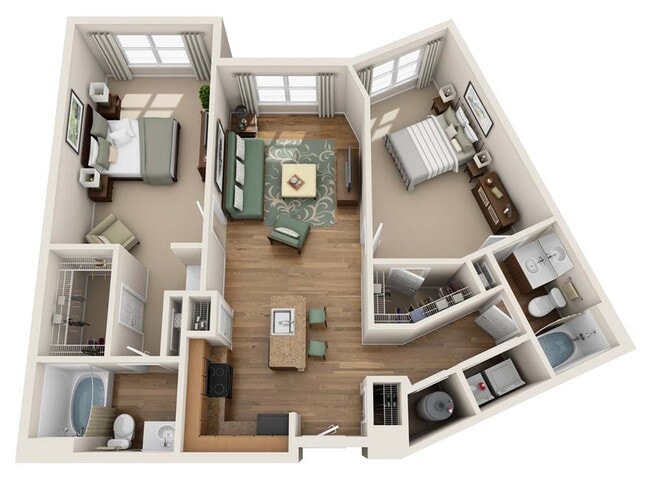 Floorplan - Summerfield At Morgan Metro Apartments