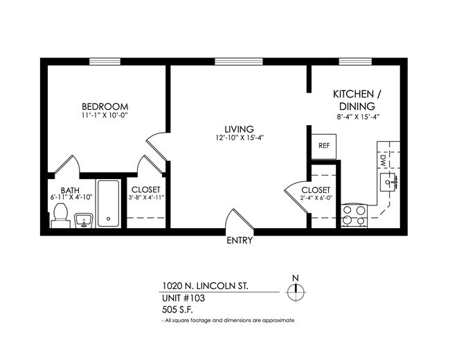 Floorplan - 1020 Lincoln